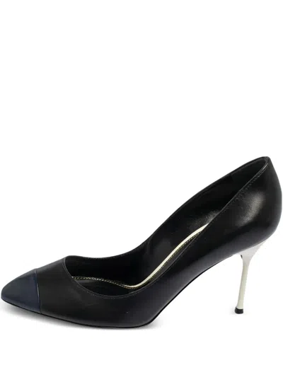 Pre-owned Sergio Rossi Vintage  90mm Leather Heeled Pumps