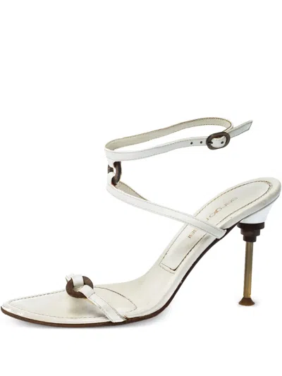 Pre-owned Sergio Rossi Vintage  95mm Leather Sandals