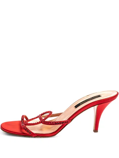 Pre-owned Sergio Rossi Vintage  Crystal-embellished Sandals