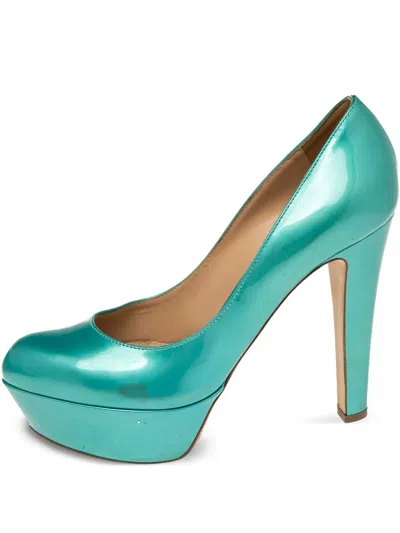 Pre-owned Sergio Rossi Vintage  Leather Pumps In Blue