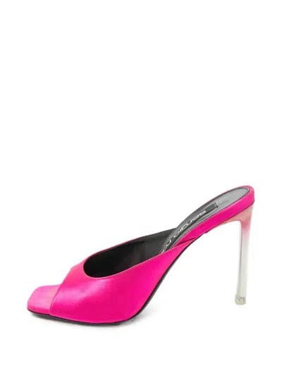 Pre-owned Sergio Rossi Vintage Sabot Sandals In Pink