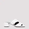 Sergio Rossi Spongy 45mm Leather Sandals In Black