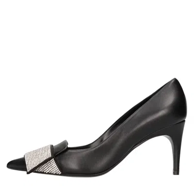 Sergio Rossi With Heel Black In Nero Scuri
