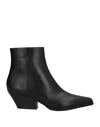 Sergio Rossi Ankle Boots In Black