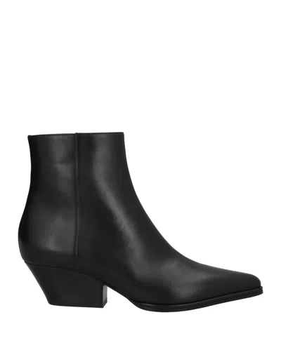 Sergio Rossi Ankle Boots In Black