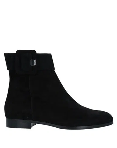 Sergio Rossi Ankle Boots In Black