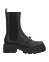 Sergio Rossi Woman Ankle Boots Black Size 6 Calfskin