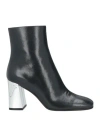 Sergio Rossi Woman Ankle Boots Black Size 7 Leather