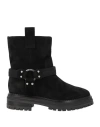 Sergio Rossi Woman Ankle Boots Black Size 8 Leather