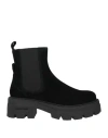 Sergio Rossi Woman Ankle Boots Black Size 8 Leather