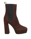 Sergio Rossi Bootie-85 Sr Alicia Platform In Brown
