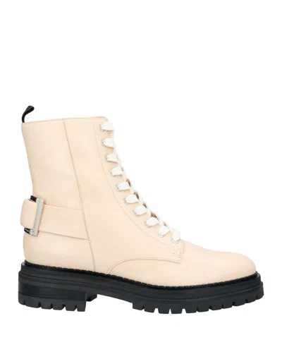 Sergio Rossi Ankle Boots In White