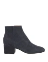 Sergio Rossi Woman Ankle Boots Navy Size 7 Leather