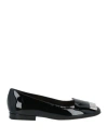 Sergio Rossi Woman Ballet Flats Black Size 5 Leather