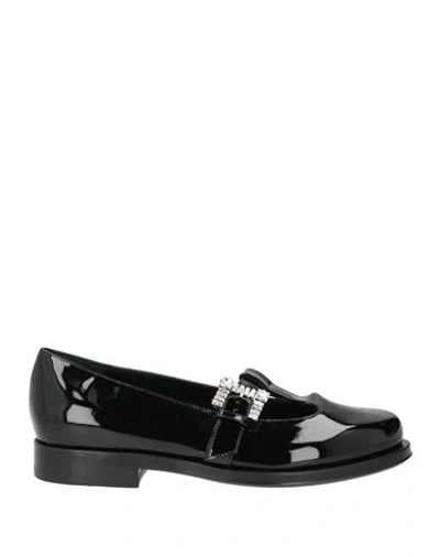 Sergio Rossi Woman Ballet Flats Black Size 5 Leather