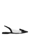 Sergio Rossi Ballet Flats In Black