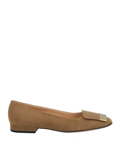 Sergio Rossi Woman Ballet Flats Marigold Size 10.5 Leather