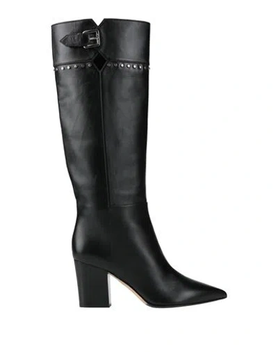 Sergio Rossi Woman Boot Black Size 11 Leather