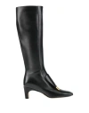 Sergio Rossi Woman Boot Black Size 5 Soft Leather In Black