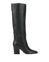 Sergio Rossi Woman Boot Black Size 6.5 Soft Leather In Black