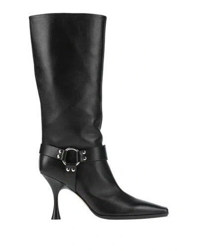 Sergio Rossi Woman Boot Black Size 5 Leather