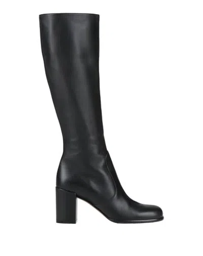 Sergio Rossi Woman Boot Black Size 5 Leather