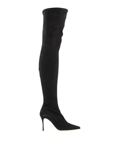Sergio Rossi Woman Boot Black Size 5 Leather
