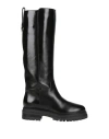 Sergio Rossi Woman Knee Boots Black Size 10 Calfskin In Black