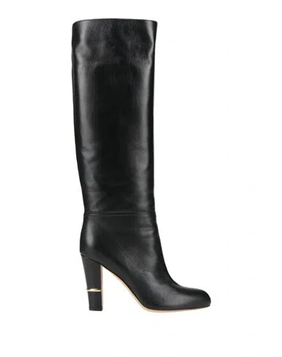 Sergio Rossi Woman Boot Black Size 6.5 Leather