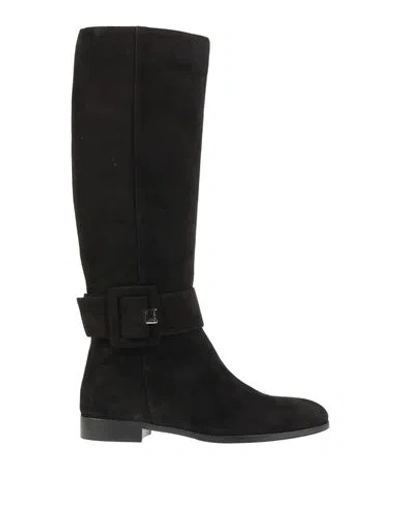 Sergio Rossi Woman Boot Black Size 6.5 Leather