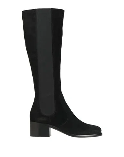 Sergio Rossi Woman Boot Black Size 6.5 Leather