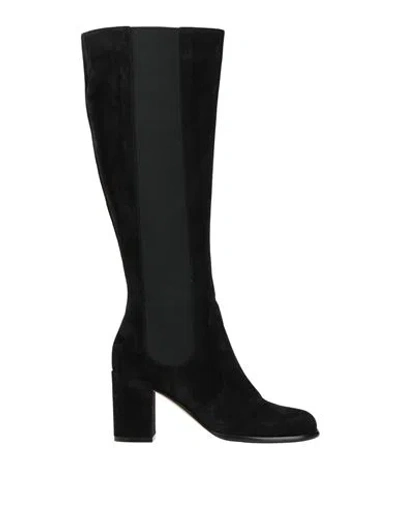 Sergio Rossi Woman Boot Black Size 6.5 Leather