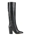 Sergio Rossi Woman Boot Black Size 6.5 Soft Leather In Black