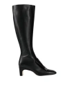 Sergio Rossi Woman Boot Black Size 7 Leather In Black