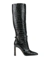 Sergio Rossi Woman Boot Black Size 7.5 Leather In Black