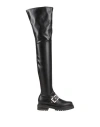 Sergio Rossi Woman Boot Black Size 8 Calfskin, Textile Fibers In Black