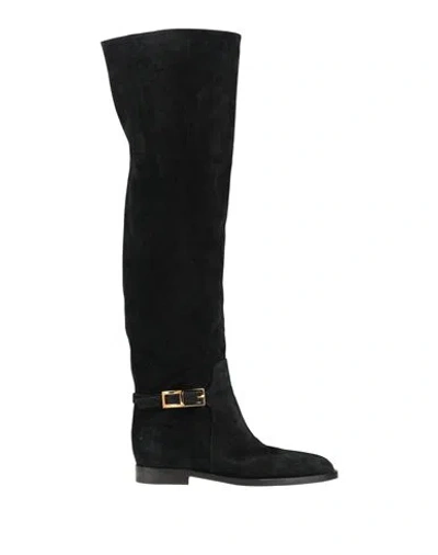 Sergio Rossi Woman Boot Black Size 8 Leather