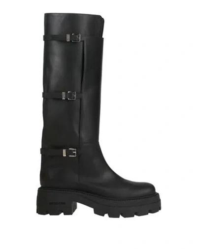 Sergio Rossi Woman Boot Black Size 8 Leather