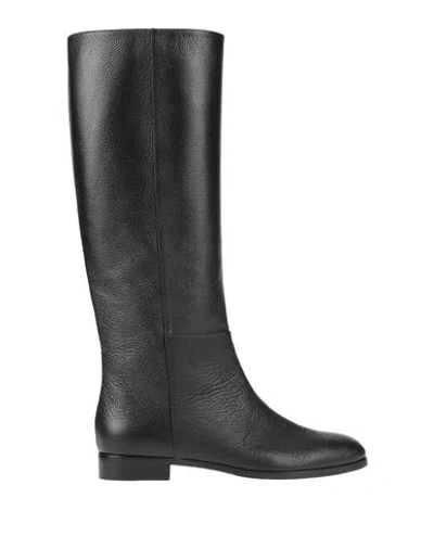 Sergio Rossi Woman Boot Black Size 8.5 Leather