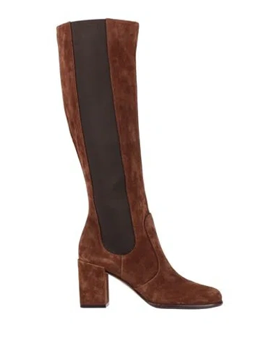 Sergio Rossi Woman Boot Brown Size 7 Leather