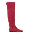 Sergio Rossi Woman Boot Magenta Size 4.5 Leather