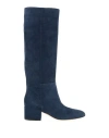 Sergio Rossi Woman Boot Navy Size 6 Leather