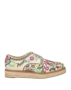 Sergio Rossi Woman Espadrilles Beige Size 5.5 Textile Fibers In Beige