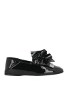 Sergio Rossi Woman Loafers Black Size 7.5 Leather