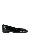 Sergio Rossi Woman Loafers Black Size 8 Leather
