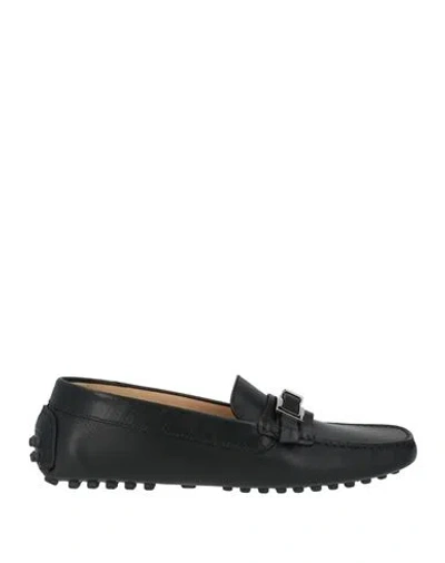 Sergio Rossi Woman Loafers Black Size 9 Leather