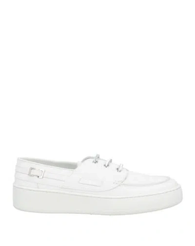 SERGIO ROSSI SERGIO ROSSI WOMAN LOAFERS OFF WHITE SIZE 9 LEATHER