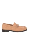 Sergio Rossi Woman Loafers Sand Size 6 Leather In Beige