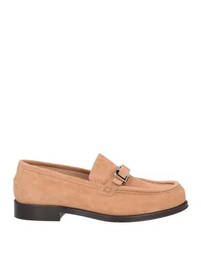 Sergio Rossi Woman Loafers Sand Size 6 Leather In Beige