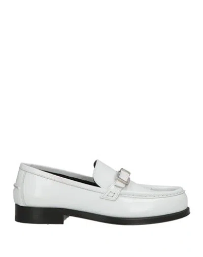 Sergio Rossi Woman Loafers White Size 7 Soft Leather